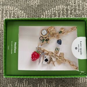Sold Out Limited Edition Kate Spade ♠️ Target 🎯 Gold Charm Necklace